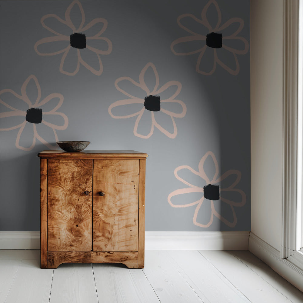 Kräftige Blumen | Tapete