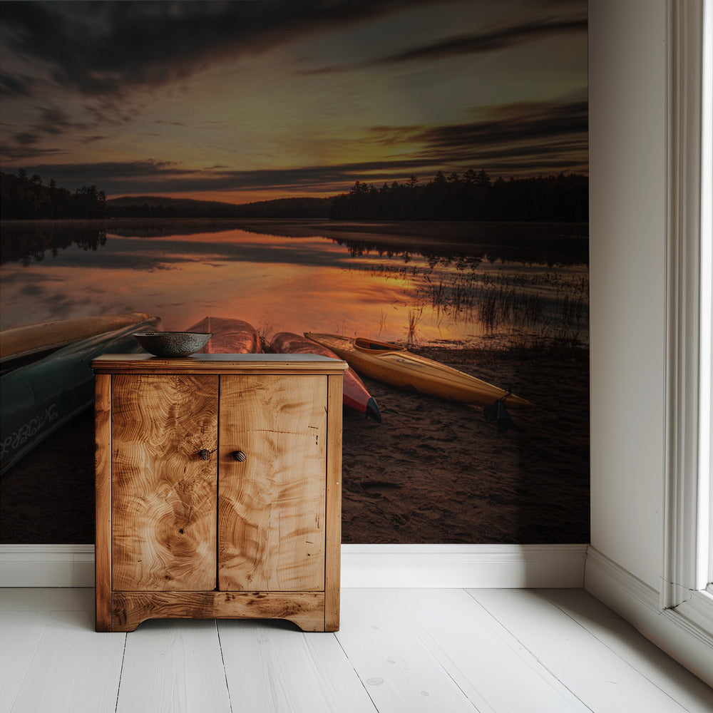 Sonnenaufgang am See | Hintergrundbild