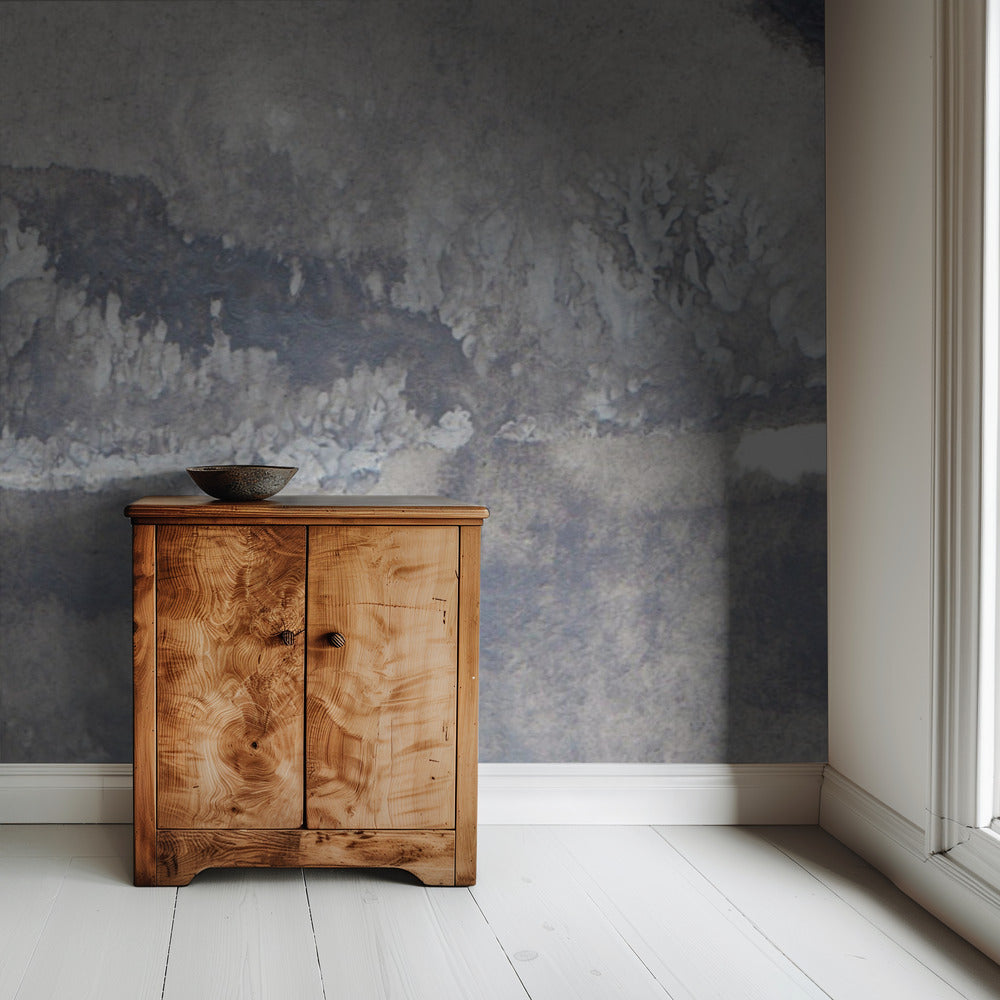Monochrome Wellen | Tapete