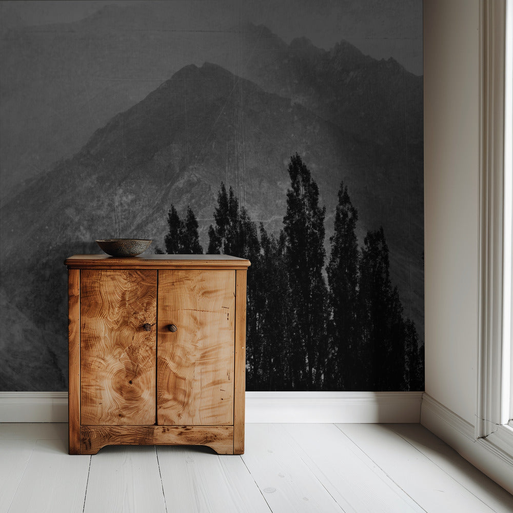 Bäume in den Bergen | Hintergrundbild