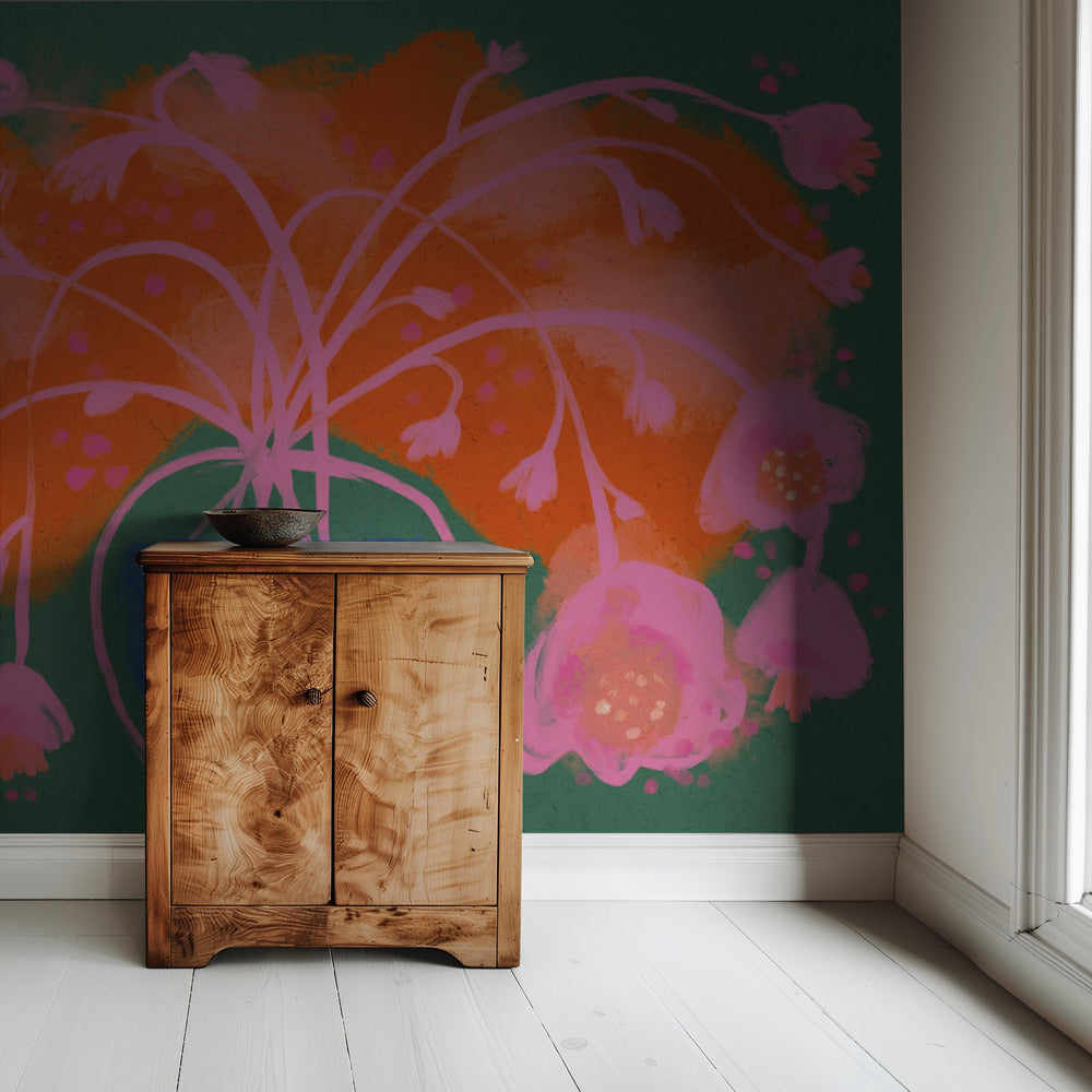 Floral Burst Symphony | Tapete