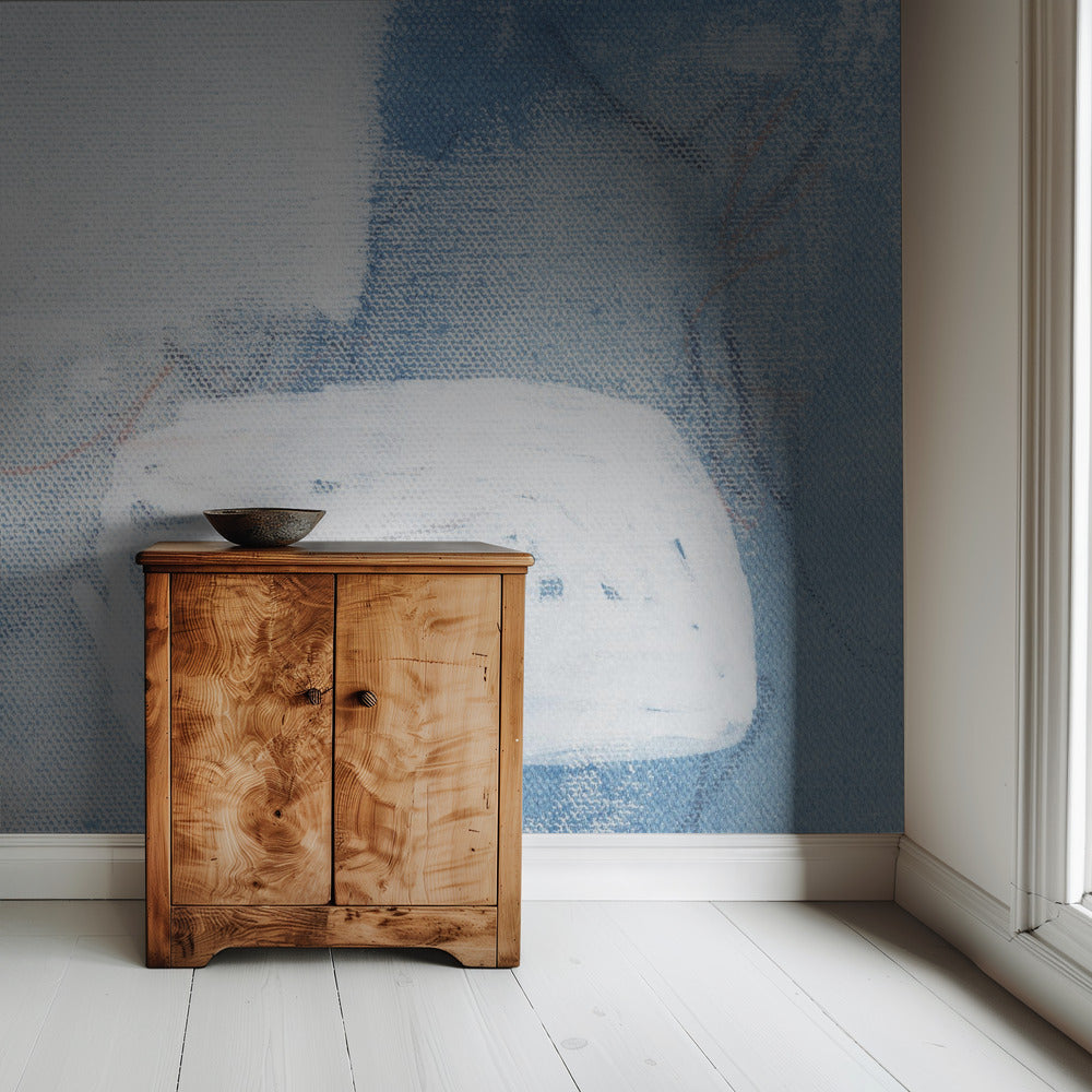 Flüstern in Blau | Tapete