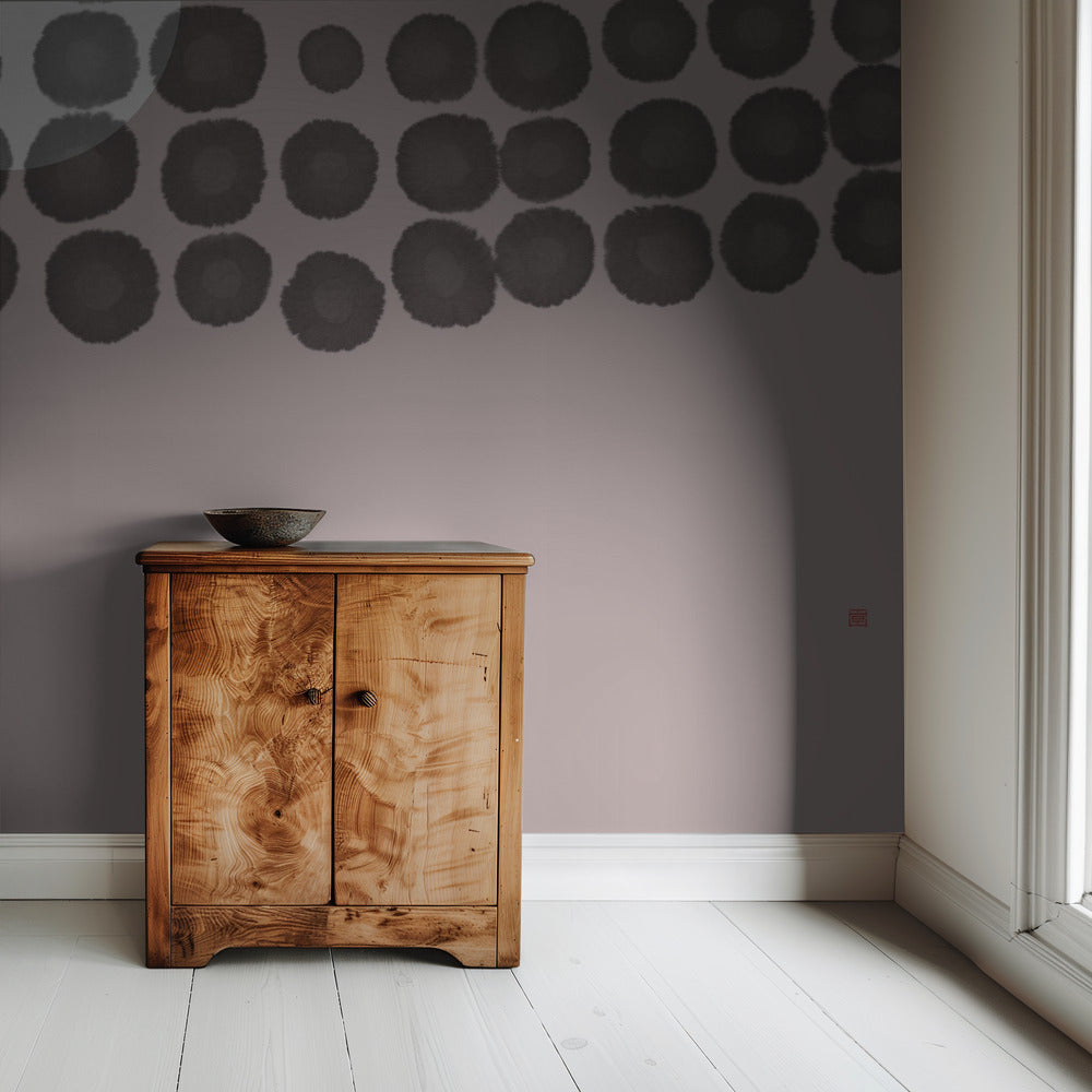Versteckter Mond Nr. 3 | Hinter den Wolken | Tapete