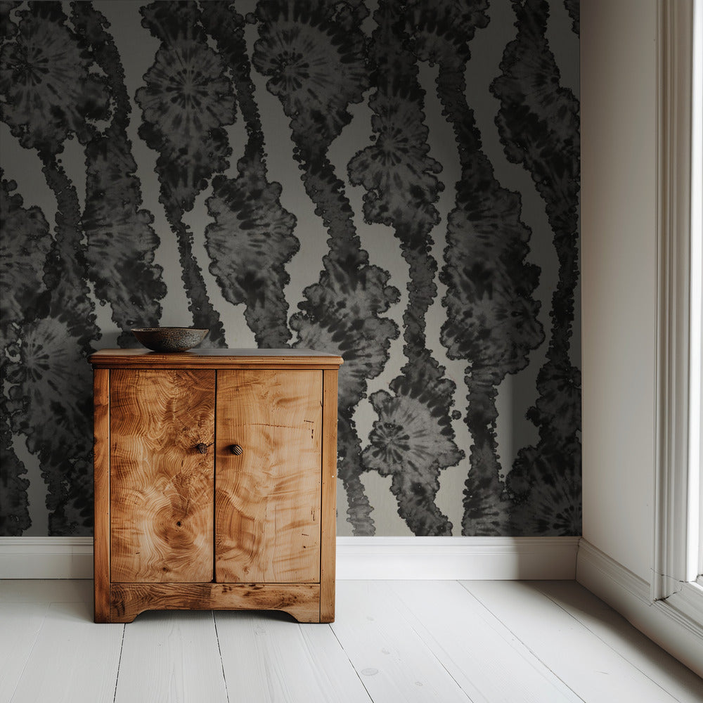 Monochrome Blüten | Tapete