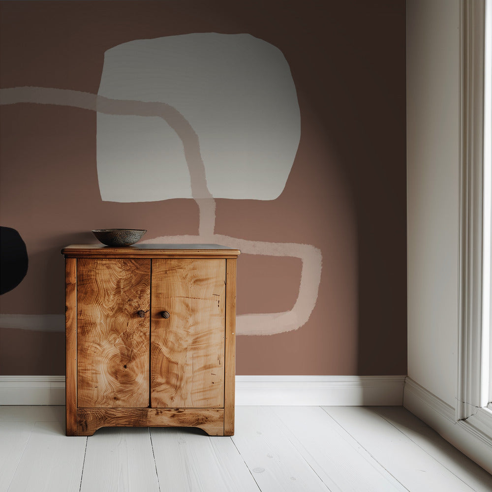 Wandernde Formen | Tapete
