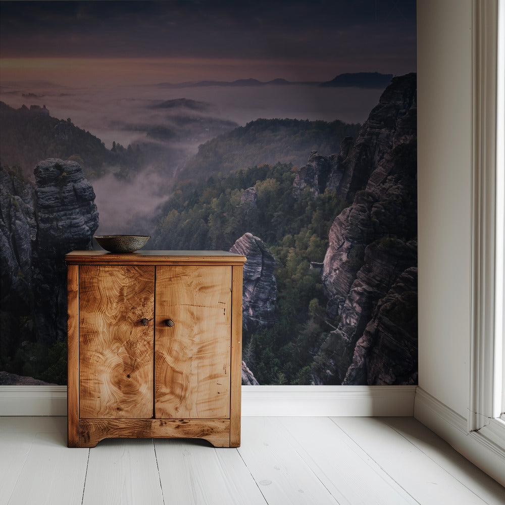 Sonnenaufgang auf den Felsen | Hintergrundbild