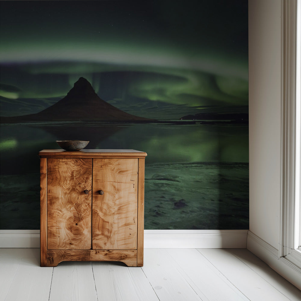Kirkjufell Aurora | Hintergrundbild