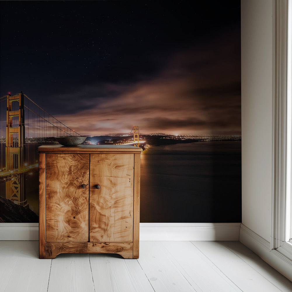 Golden Gate zu den Sternen | Hintergrundbild