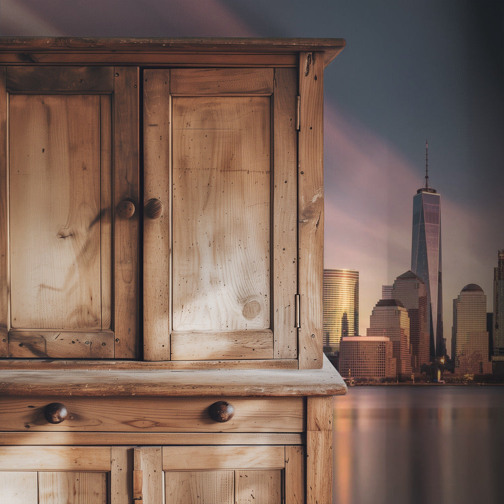 Goldenes Manhattan | Tapete