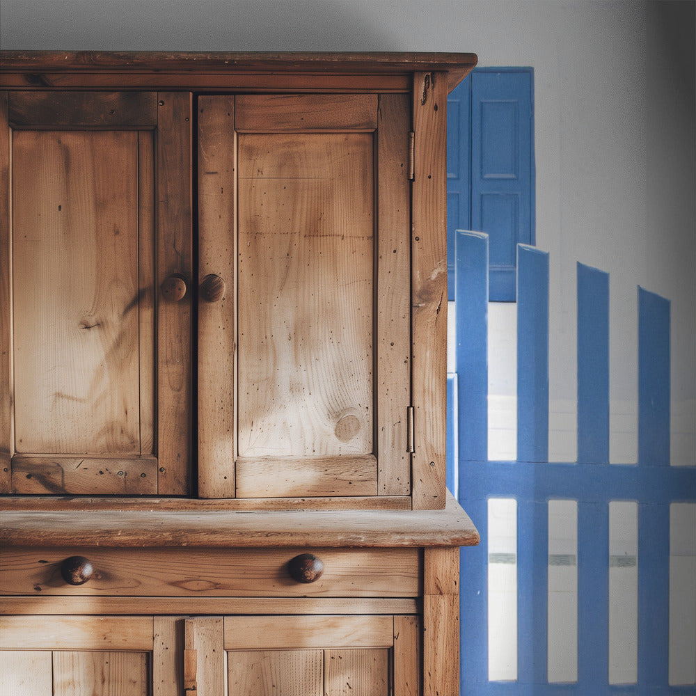 Tünche und blaue Farbe | Tapete