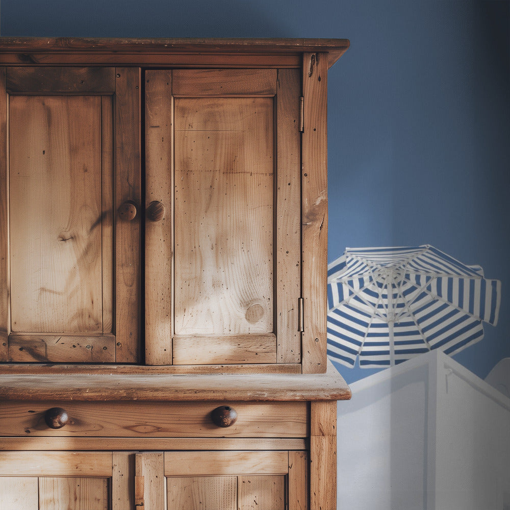 Blau und Weiß | Tapete
