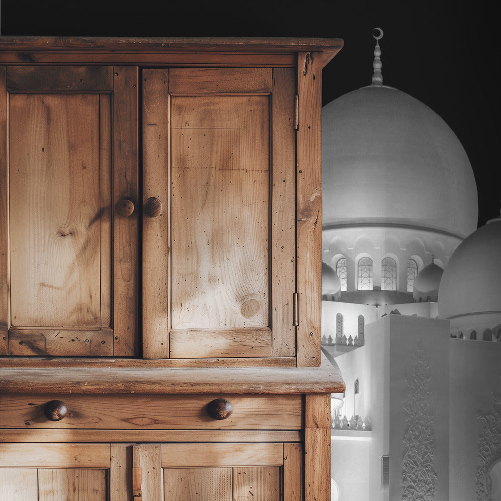 Licht der Großen Moschee von Abu Dhabi | Hintergrundbild