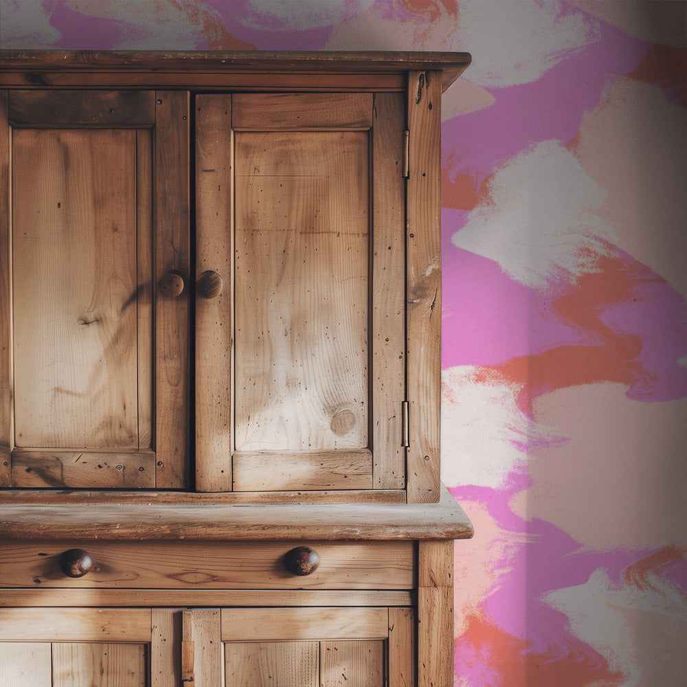 Florale Traumwellen | Tapete