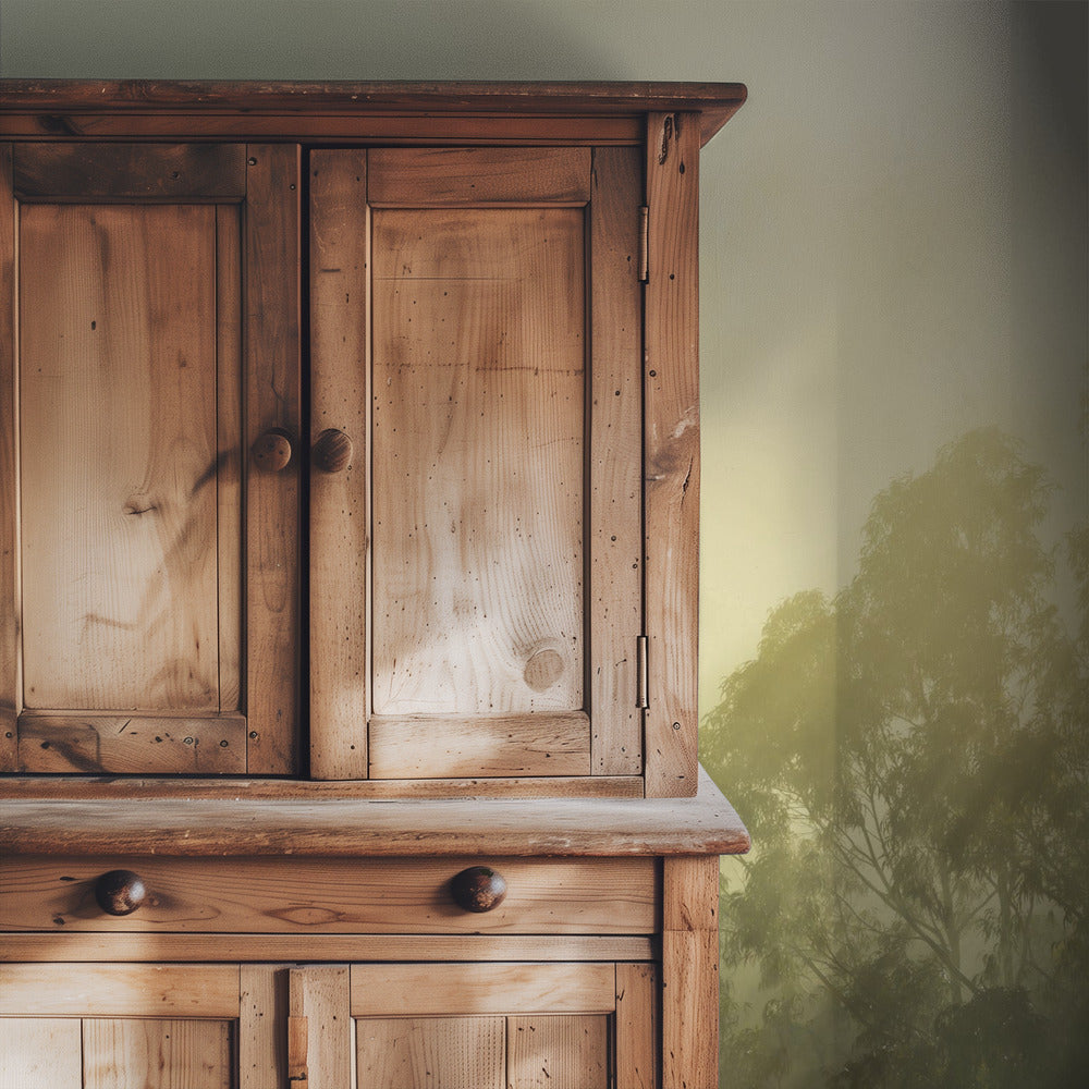 Nebliger Wald III | Tapete