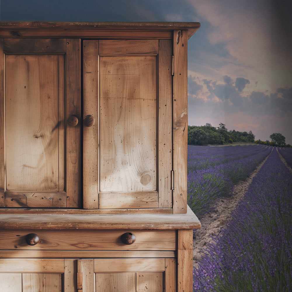 Blauer Lavendel | Tapete