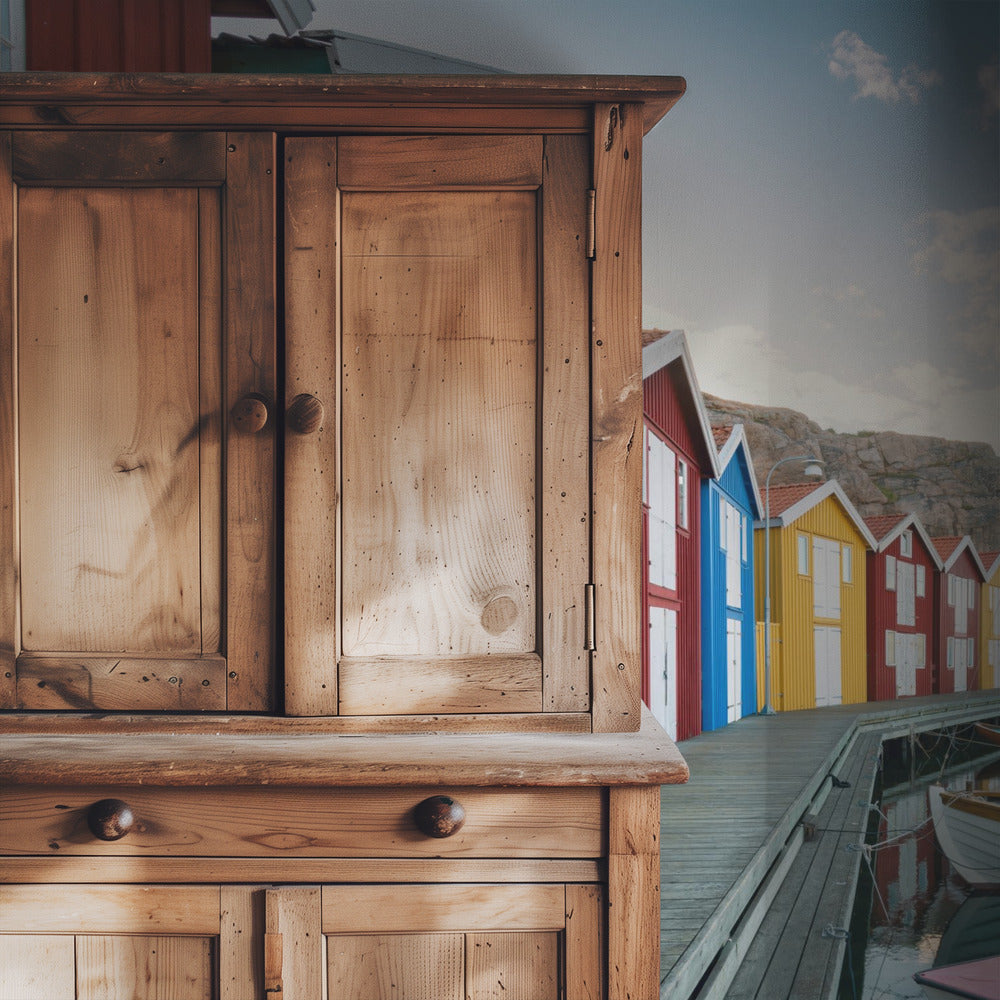 Farbiger Hafen | Tapete