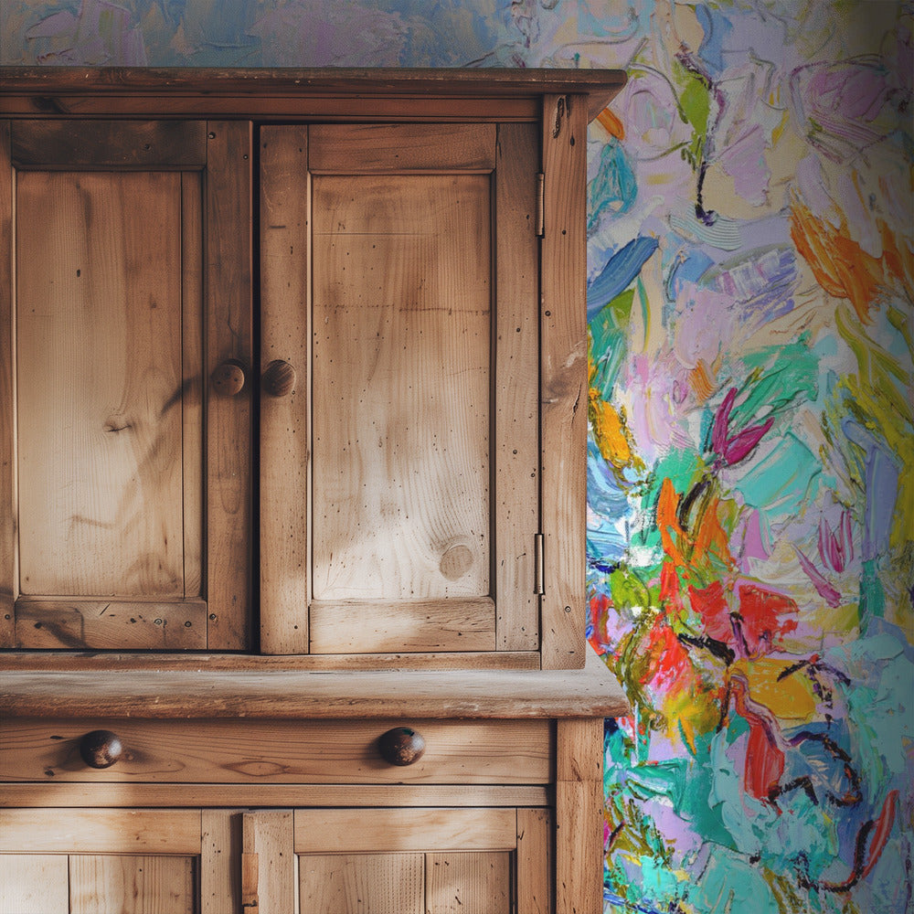 Strahlende florale Harmonie | Tapete