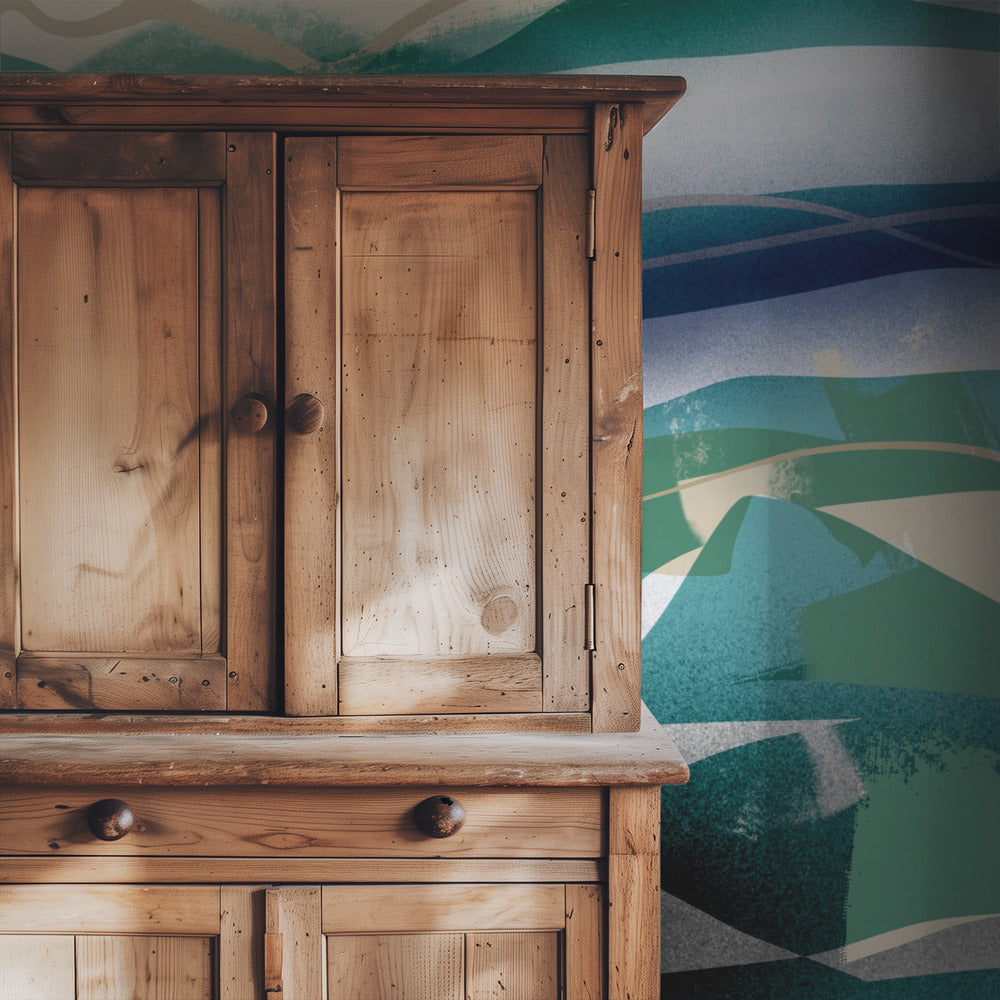 Abstraktion in der Landschaft | Tapete