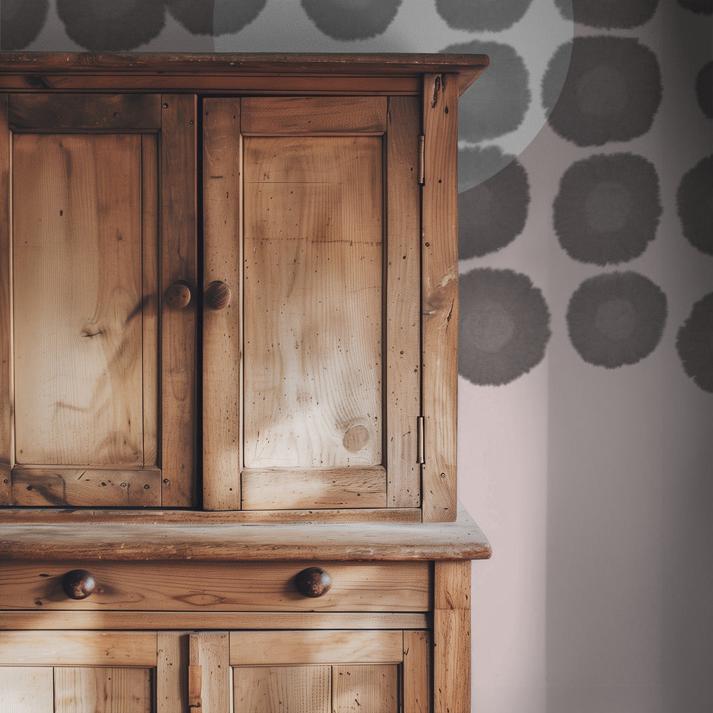 Versteckter Mond Nr. 3 | Hinter den Wolken | Tapete