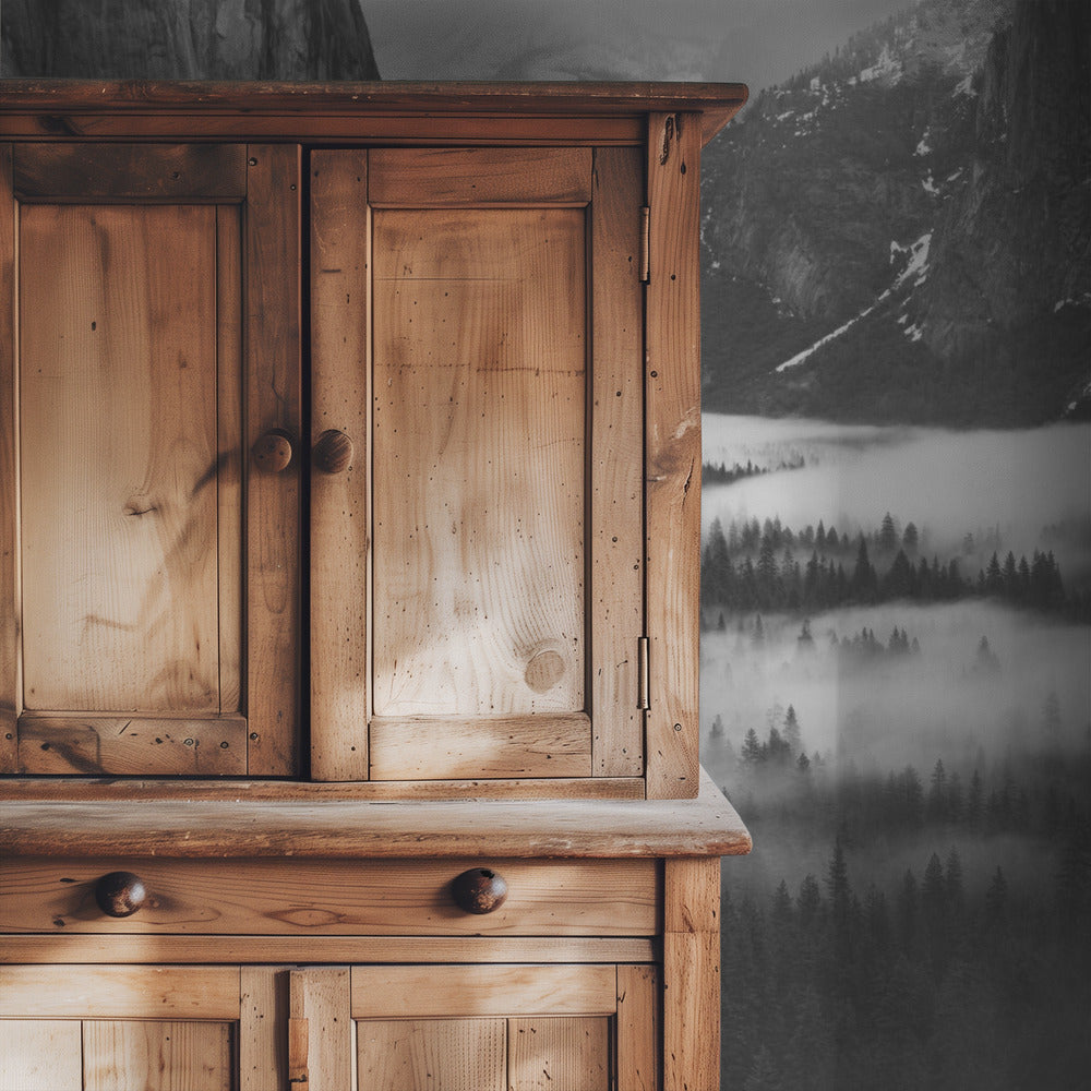 Nebel im Yosemite Valley | Hintergrundbild