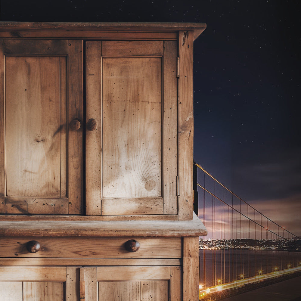 Golden Gate zu den Sternen | Hintergrundbild