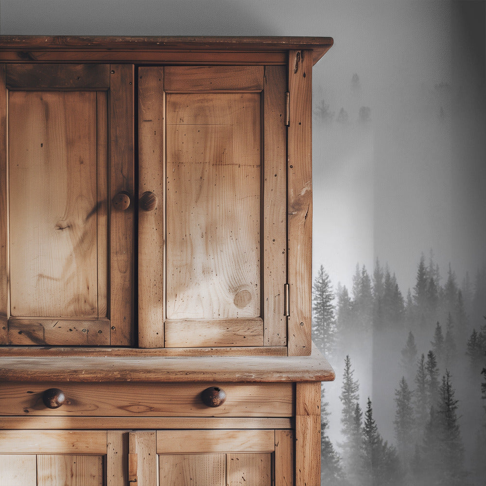 Nebliger Wald | Tapete