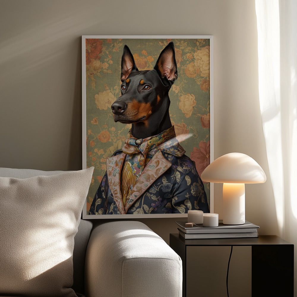Der vornehme Dobermann | Poster