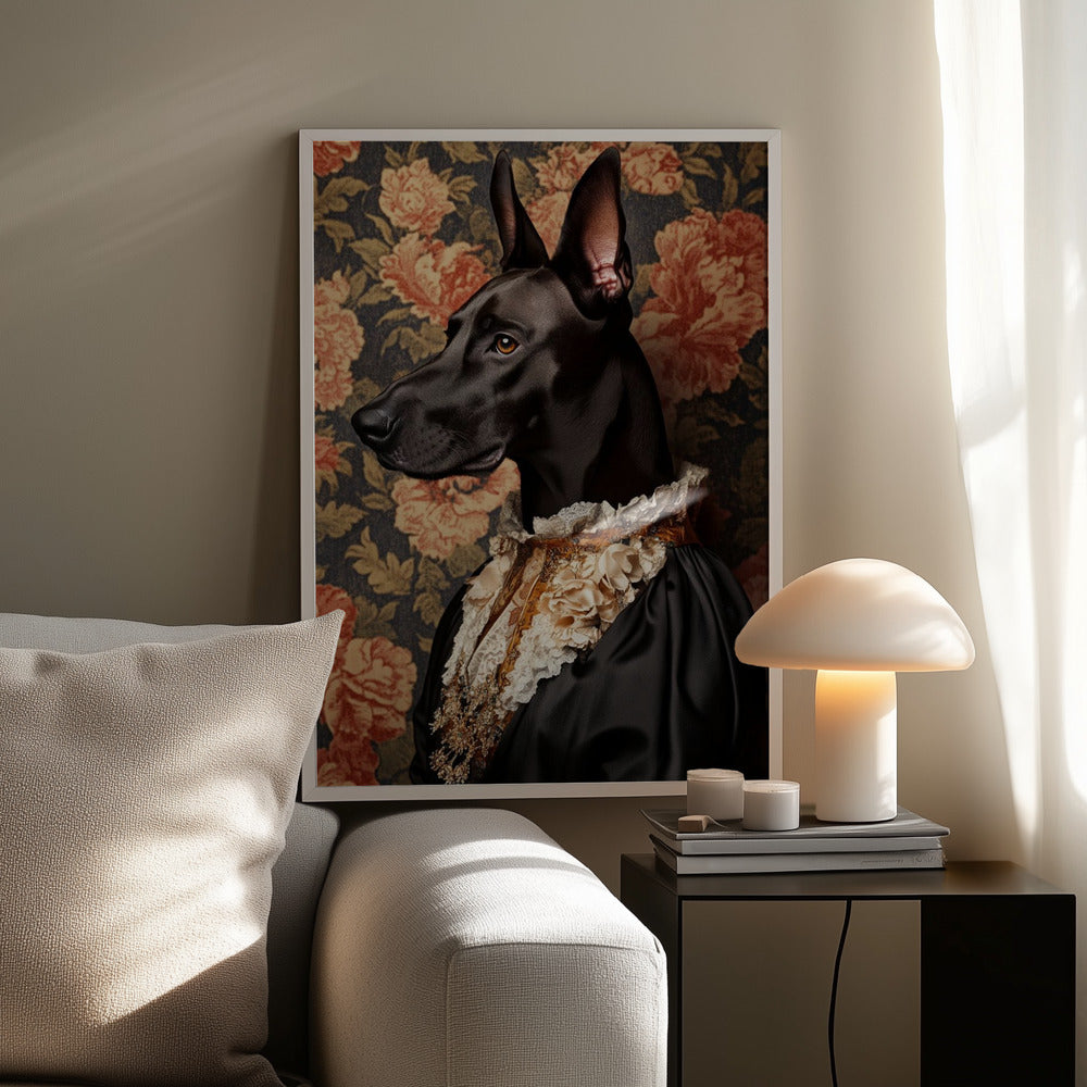 Die elegante Deutsche Dogge | Poster