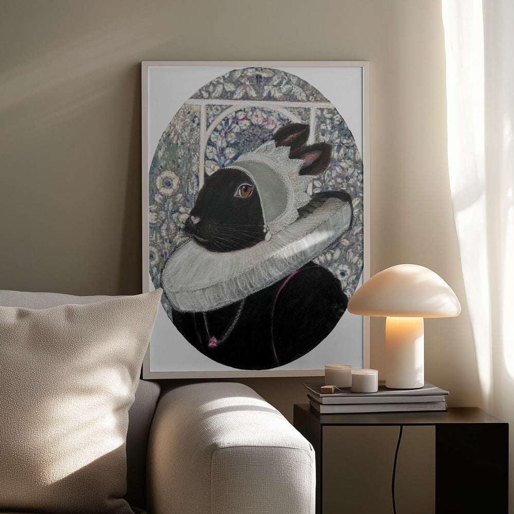 Königliches Kaninchenporträt | Poster