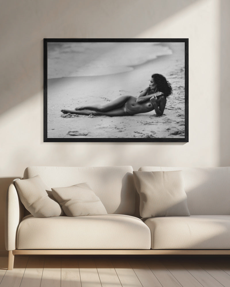Katrin und das Meer | Leinwand
