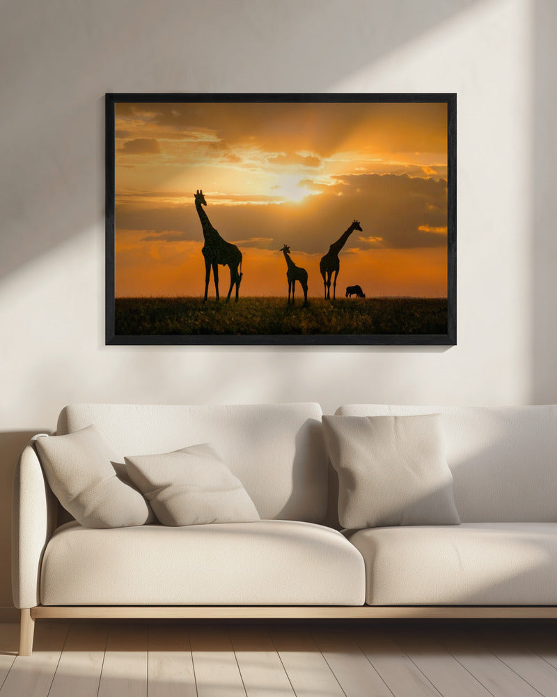 Goldenes Afrika | Leinwand