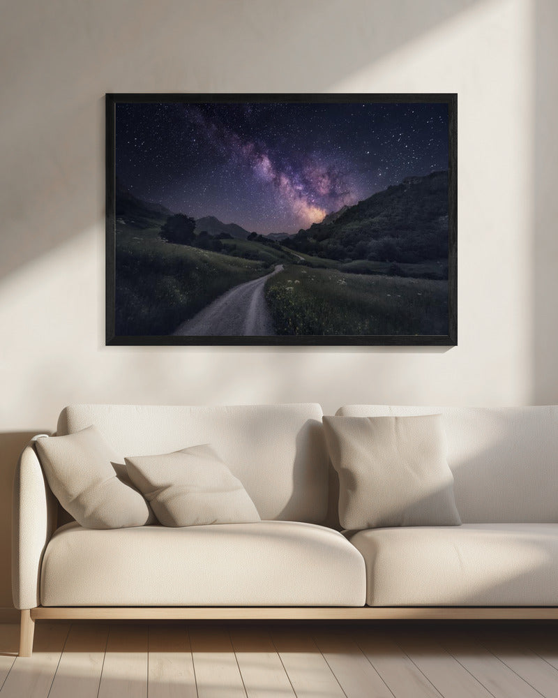 Weg zu den Sternen | Leinwand