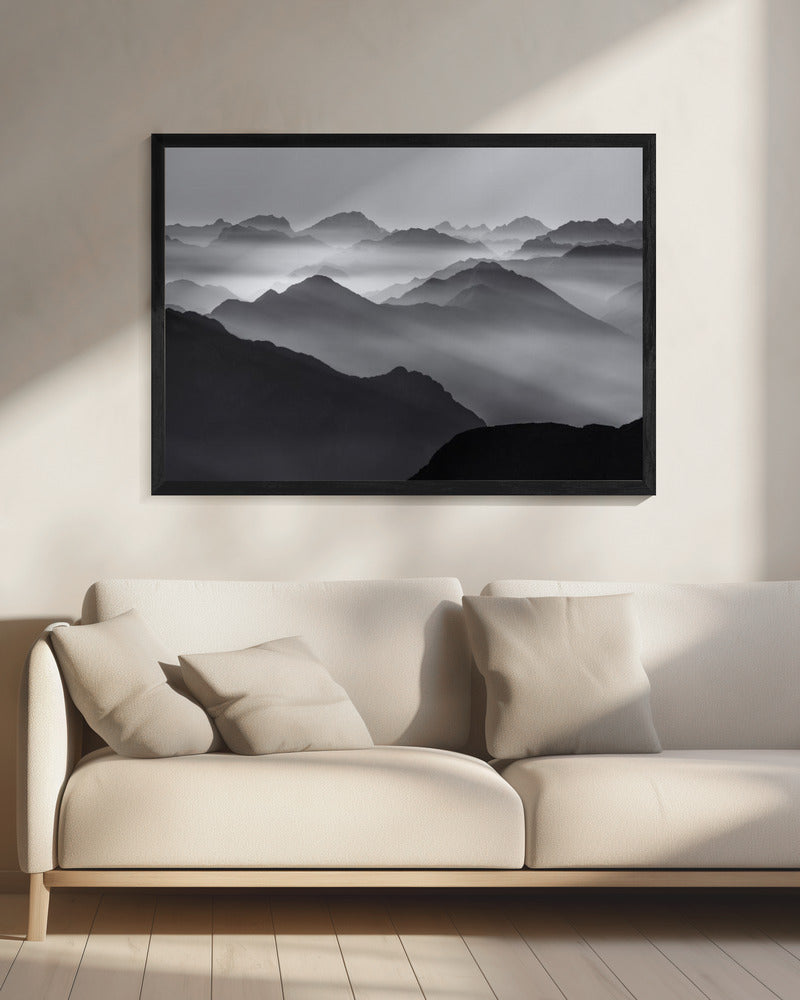 Bergschichten | Leinwand