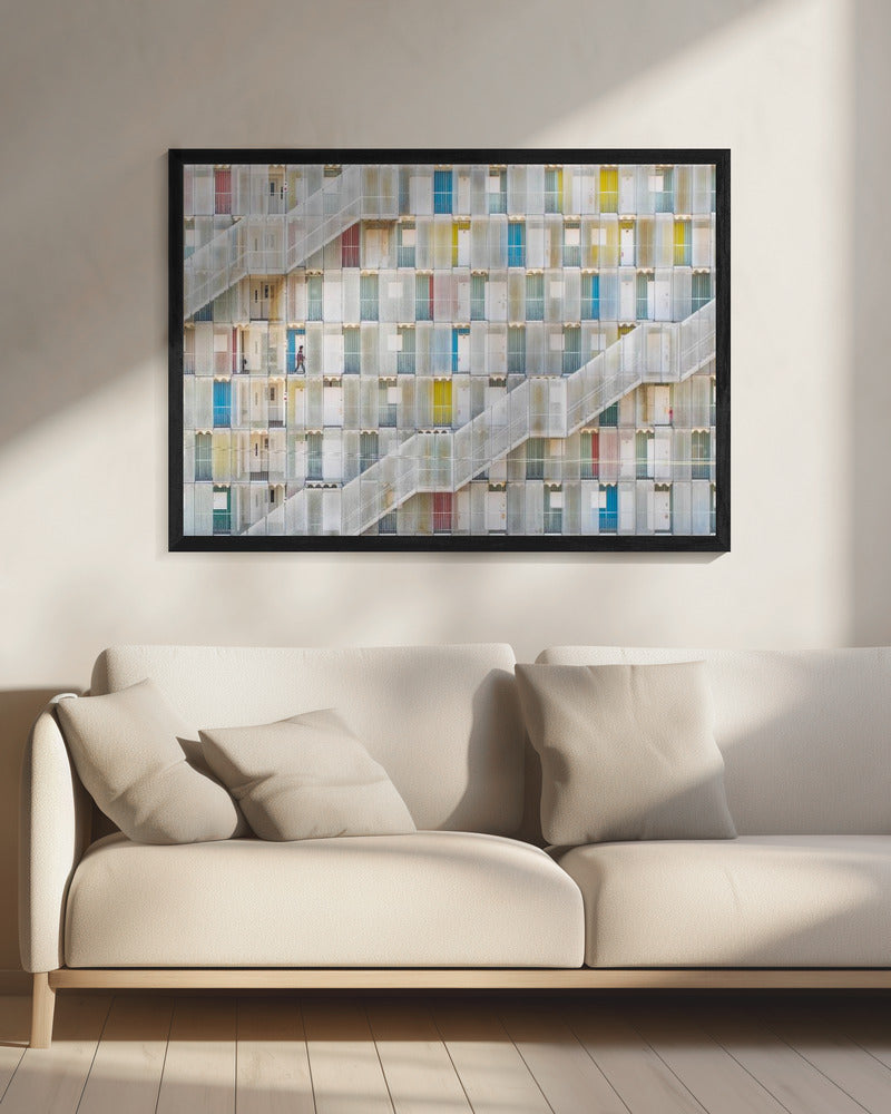 Bunte Wohnung | Leinwand