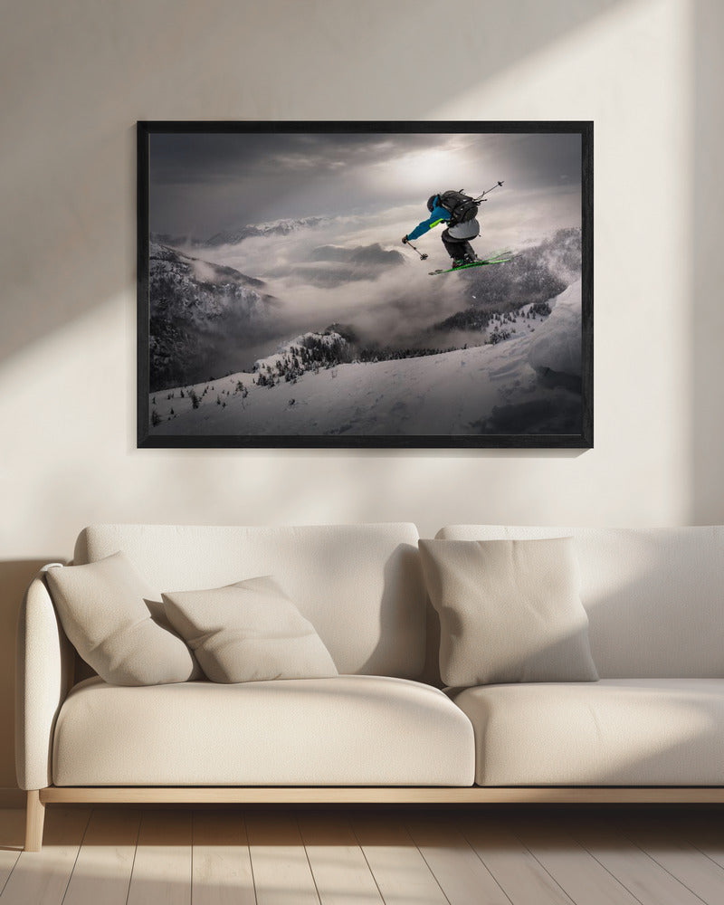 Backcountry-Skifahren | Leinwand