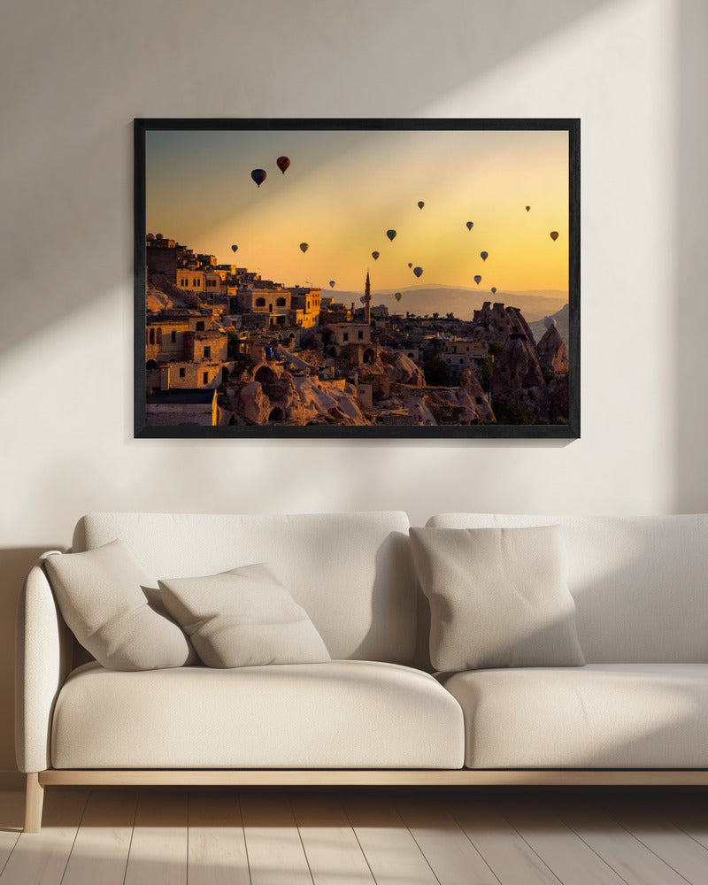 Sonnenaufgang über Kappadokien | Leinwand