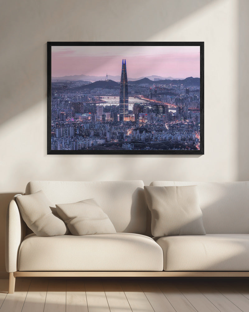 Seoul Stadt | Leinwand