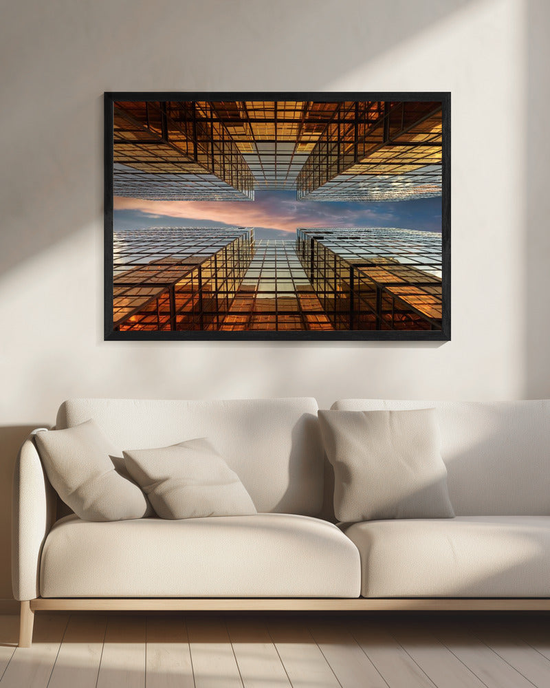 Goldene Spiegel | Leinwand