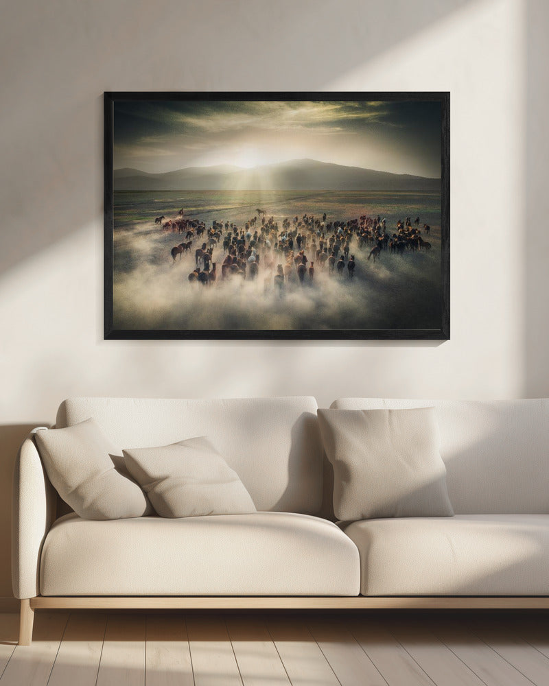 Wilde Pferde | Leinwand