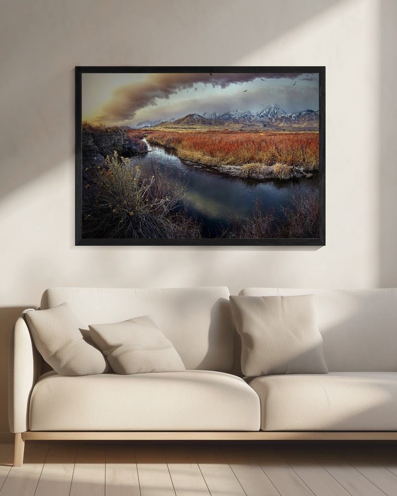 Owens River at Sunrise | Canvas