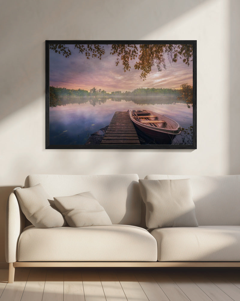 Bunter See | Leinwand