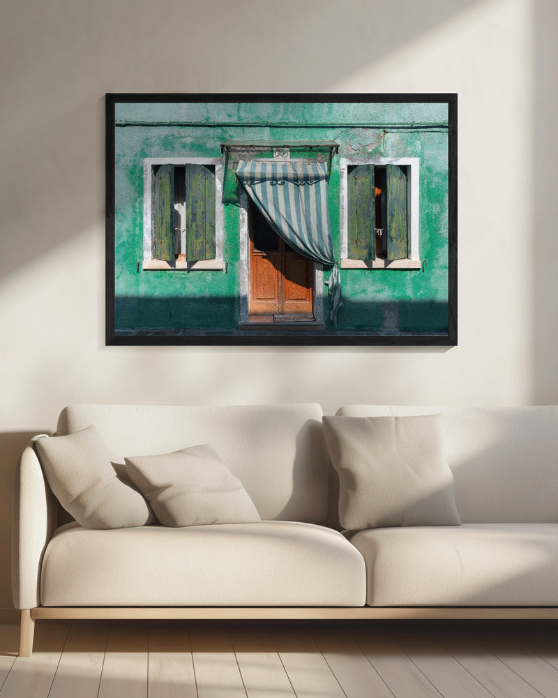 Symmetrien in Burano | Leinwand