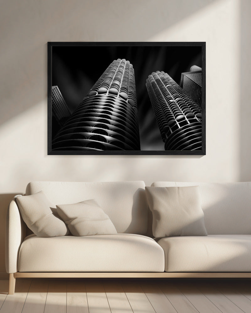 Marina City (Maiskolben) | Leinwand