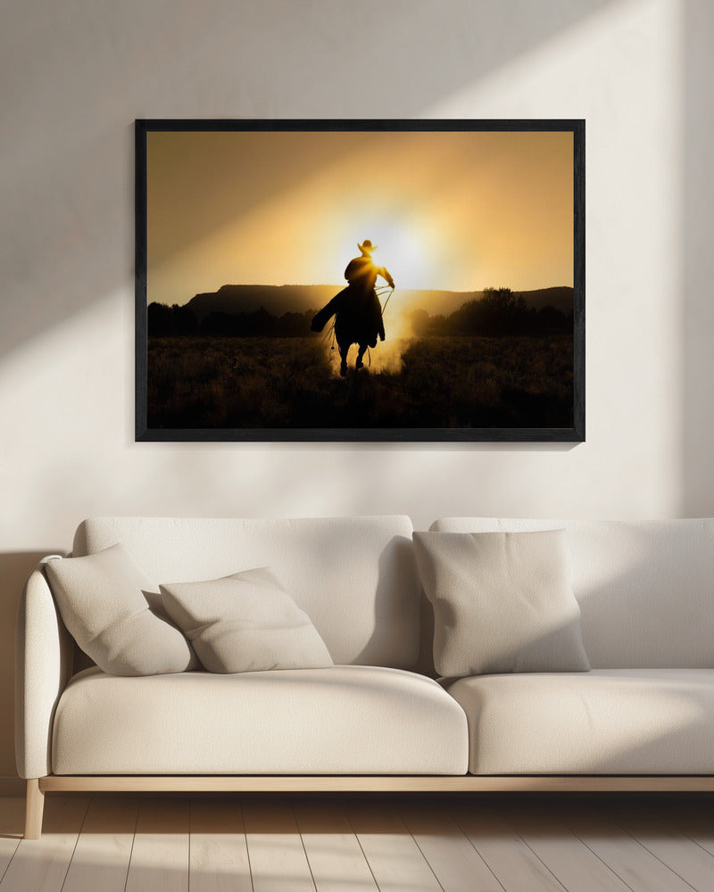 Der Cowboy | Leinwand