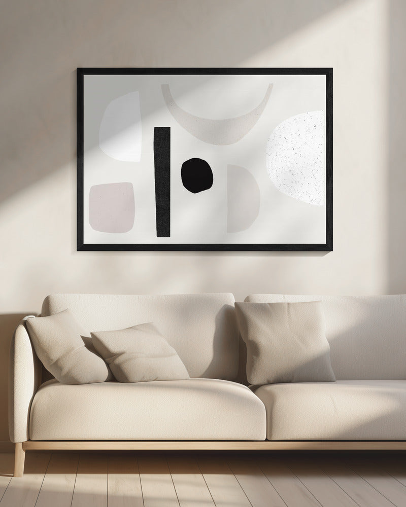 Abstrakte Formen tanzen | Leinwand