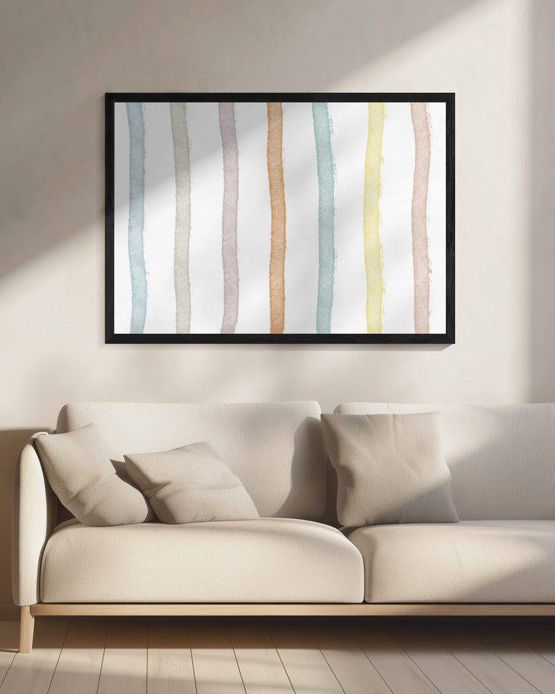 Bunte Linien | Leinwand