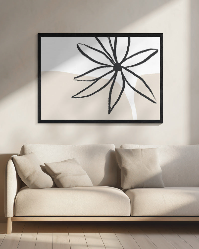 Blume und Creme | Leinwand