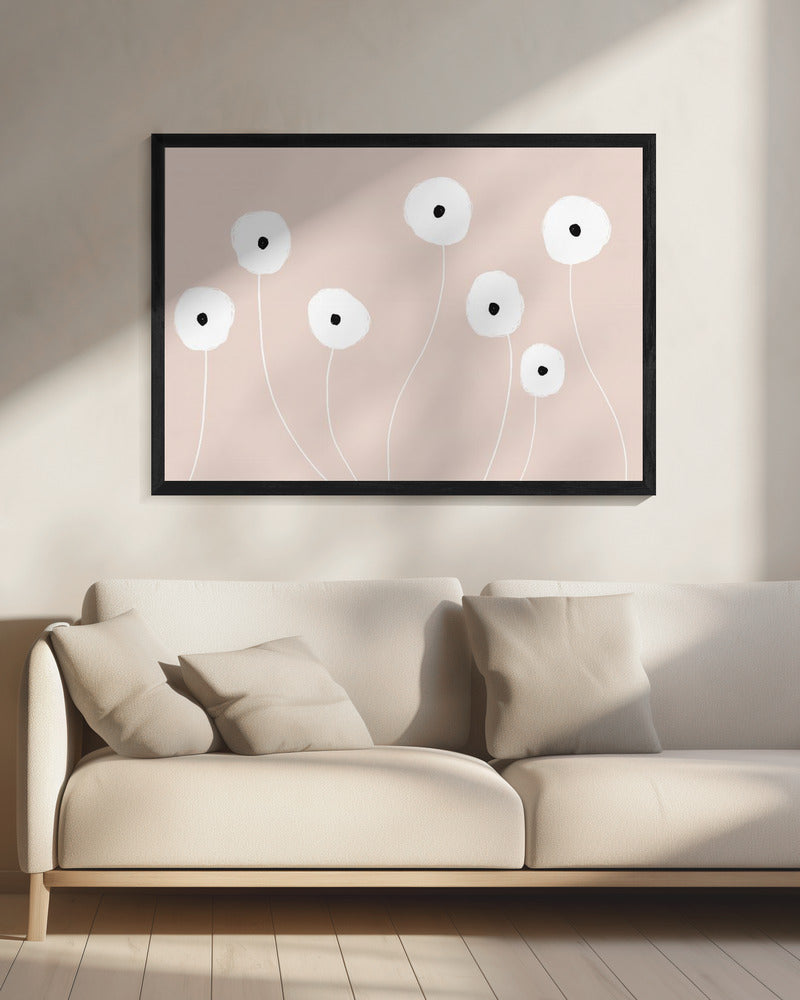 Scandi Blumen | Leinwand