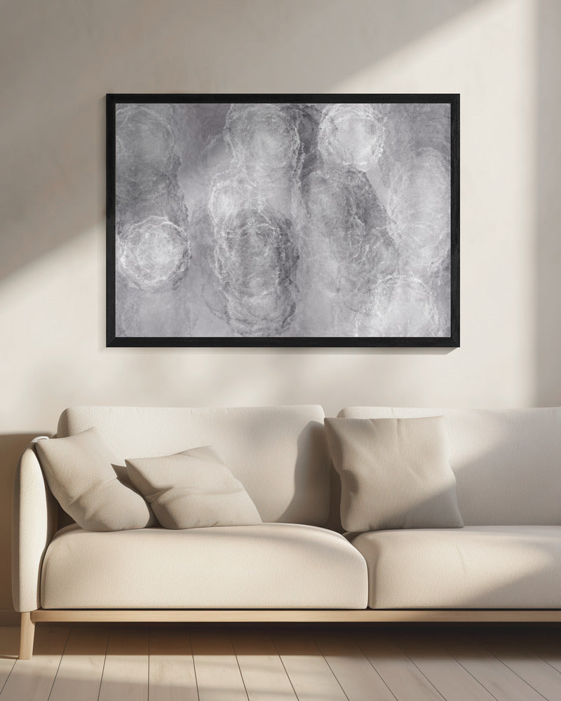 Monochrome Marmorstruktur | Leinwand