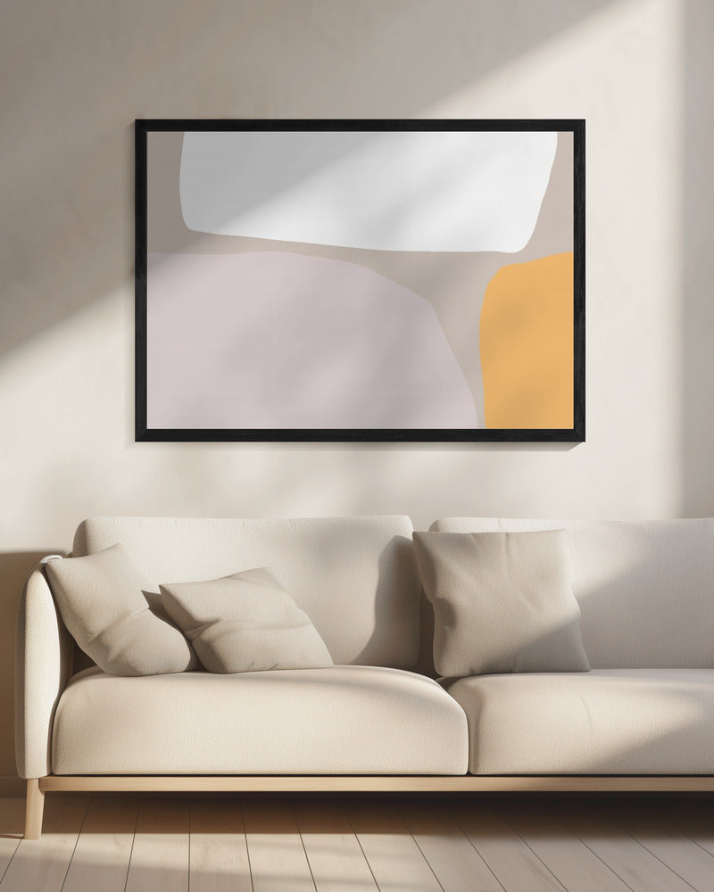 Sanfte geometrische Harmonie | Leinwand